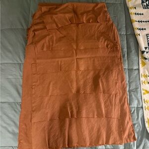 Zara midi silk skirt